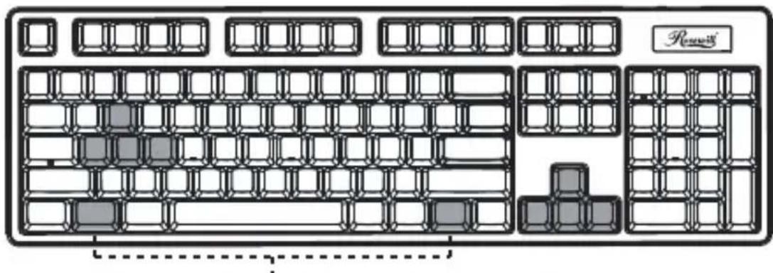 Rosewill RK9100BR - Mode (2) - 1