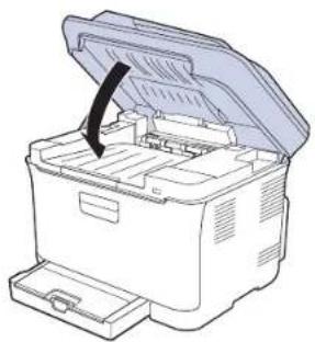 SAMSUNG CLP3175 - Dans la zone du bac de sortie - 6