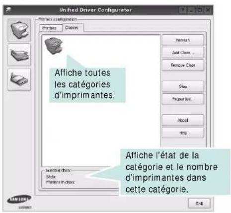 SAMSUNG CLP3175 - Onglet Classes - 1