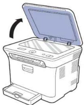 SAMSUNG CLP3175 - Sur la vitre d'exposition - 1