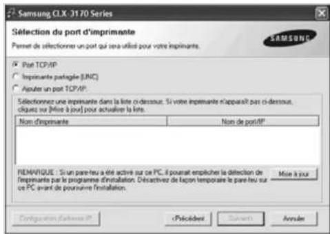 SAMSUNG CLP3175 - INSTALLATION DU LOGICIEL - 4