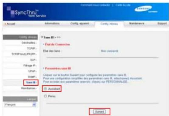 SAMSUNG CLP3175 - Configuration du réseau sans fil de l'imprimante - 2