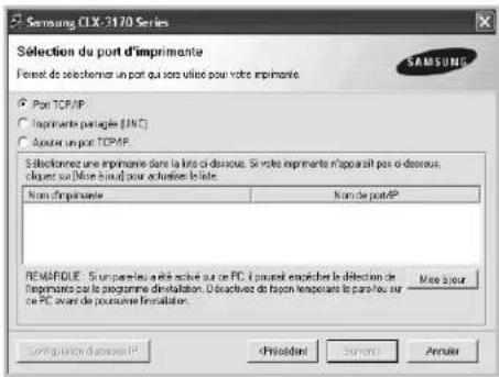 SAMSUNG CLP3175 - Réinstallation du logiciel d'impression - 1