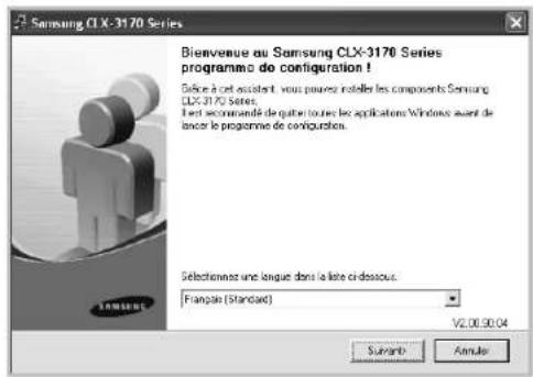SAMSUNG CLP3175 - Installation du logiciel pour une impression en réseau - 1