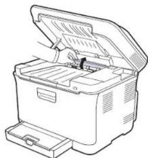 SAMSUNG CLP3175 - Dans la zone de l'unité de fusion - 2