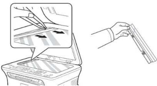 SAMSUNG CLP3175 - Nettoyage du module de numérisation - 2
