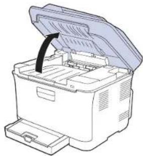 SAMSUNG CLP3175 - Dans la zone du bac de sortie - 4