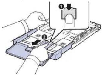 SAMSUNG CLP3175 - MODIFICATION DU FORMAT DE PAPIER DANS LE BAC D'ALIMENTATION - 1