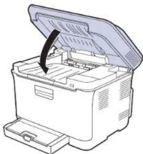 SAMSUNG CLP3175 - Dans la zone du bac de sortie - 6