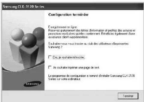 SAMSUNG CLP3175 - La liste des imprimantes disponibles sur le réseau apparait. Sélectionné dans la liste l'imprimante à installer, puis cliquez sur Suivant. - 4