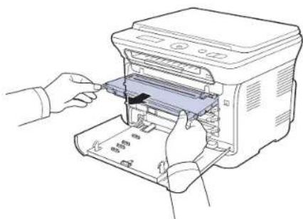 SAMSUNG CLP3175 - Nettoyage de l'intérieur - 2