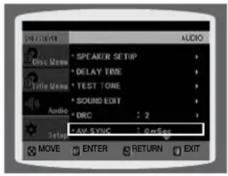 SAMSUNG HTZ320 - PARAMÉTRAGE AV SYNC - 1