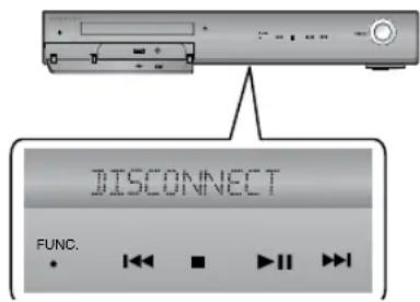 SAMSUNG HTZ320 - Pour déconnecter le périphérique Bluetooth du Home cinéma - 1
