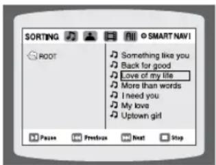 SAMSUNG HTZ320 - Passer directement à une scène ou une chanson - 6