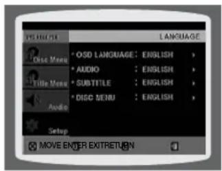 SAMSUNG HTZ320 - CONFIGURATION DE LA LANGUE - 3