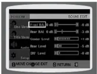 SAMSUNG HTZ320 - CONFIGURATION AUDIO - 2