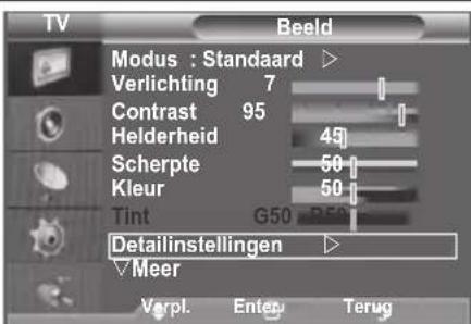 SAMSUNG LE46B550A5WXZG - Gedetailleerde beeldinstellungen configureren - 1