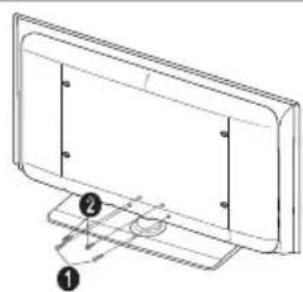 SAMSUNG LE46B550A5WXZG - Instalowanie podstawy - 2
