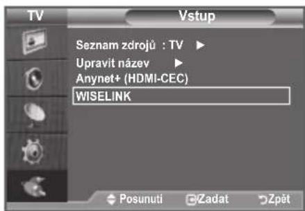 SAMSUNG LE46B550A5WXZG - Používáni nabídky WISELINK - 2