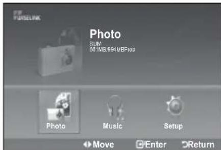 SAMSUNG LE46B550A5WXZG - Using the PHOTO (JPEG) List - 1