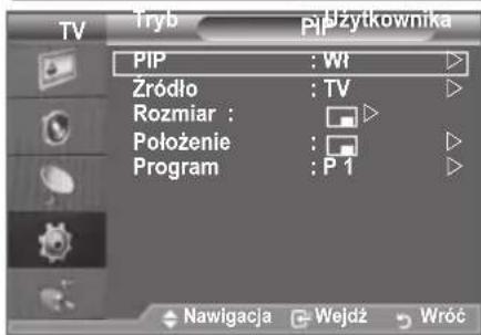SAMSUNG LE46B550A5WXZG - Wyświetlanie obrazu w obrazie (PIP) - 2