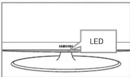 SAMSUNG LE46B550A5WXZG - Setting the Light Effect (depending on the model) - 2