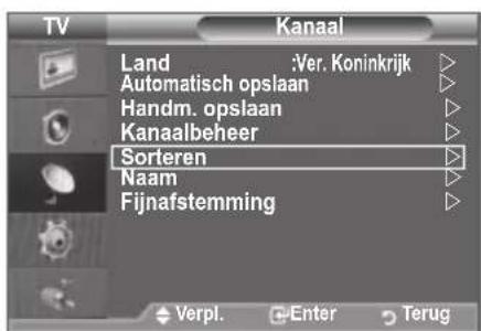 SAMSUNG LE46B550A5WXZG - Opgeslagen kanalen rangschikken - 1