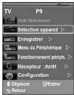 SAMSUNG LE46B550A5WXZG - Recherche d'appareils anynet+ et basculement entre des appareils - 1