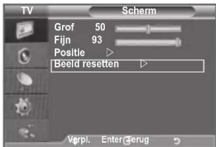 SAMSUNG LE46B550A5WXZG - Beeld resetten - 1