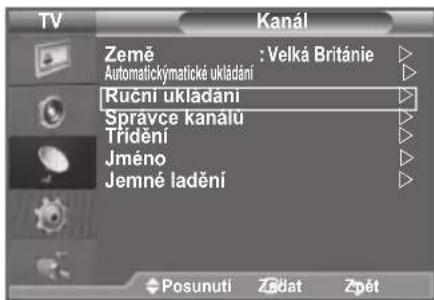 SAMSUNG LE46B550A5WXZG - Rucni ukladani kanalu - 1