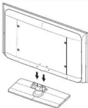 SAMSUNG LE46B550A5WXZG - Installing the Stand - 1