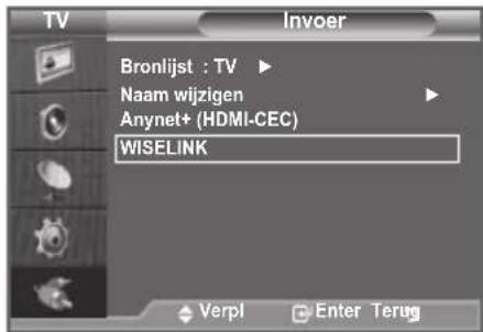 SAMSUNG LE46B550A5WXZG - Gebruik van het WISELINK Menu - 1