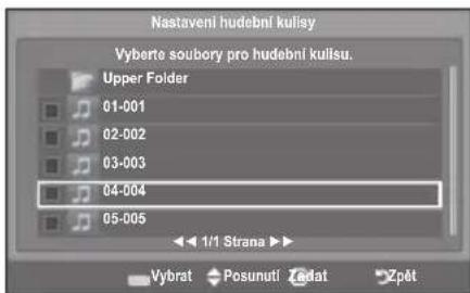 SAMSUNG LE46B550A5WXZG - Nastaveni hudebni kulisy: - 1