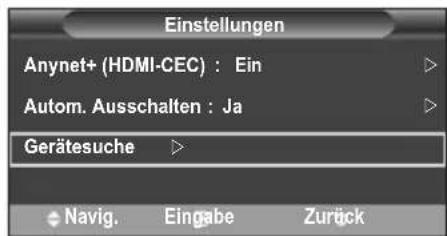 SAMSUNG LE46B550A5WXZG - Suchen von Anynet-Geräten und Umschalten zwischen diesen Geräten - 2