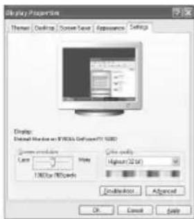SAMSUNG LE46B550A5WXZG - Nastavitev programske opreme PC-ja (na osnovi Windows XP) - 1