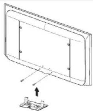 SAMSUNG LE46B550A5WXZG - Anbringen der Wandhalterung - 1