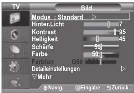 SAMSUNG LE46B550A5WXZG - Bildstandardändern - 1