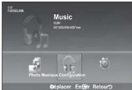 SAMSUNG LE46B550A5WXZG - Utilisation de la liste MP3 - 1