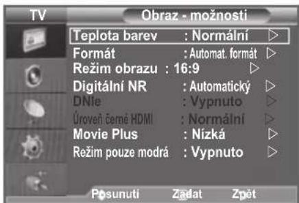 SAMSUNG LE46B550A5WXZG - Návrat k výchozímu nastavení obrazu od vyrobce - 3