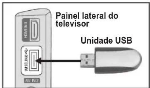 SAMSUNG LE46B550A5WXZG - Utilizar a funcao WISELINK - 1