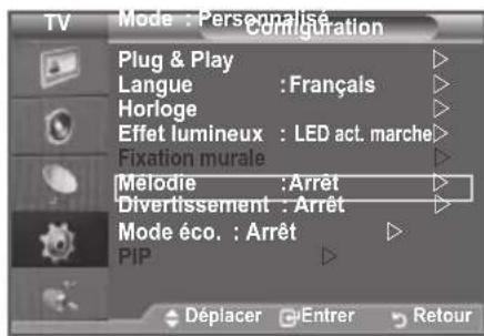 SAMSUNG LE46B550A5WXZG - Mélodie / divertissement / mode éco. - 1