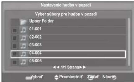 SAMSUNG LE46B550A5WXZG - Nastavenie hudby v pozadi: - 3