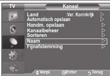 SAMSUNG LE46B550A5WXZG - Kanaalnamen vastleggen - 1