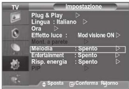 SAMSUNG LE46B550A5WXZG - Impostazione dell'Effetto luce (in base al modello) - 3