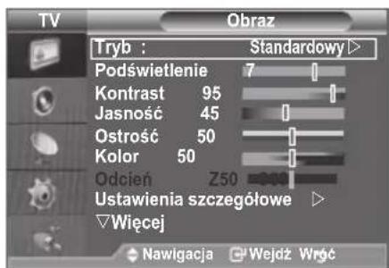 SAMSUNG LE46B550A5WXZG - Zmiana trybu wyświetmania obrazu - 1