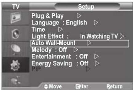 SAMSUNG LE46B550A5WXZG - Entering the menu - 1