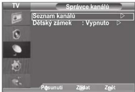 SAMSUNG LE46B550A5WXZG - Pridani/uzamčeni kanalu - 2