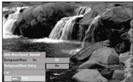 SAMSUNG LE46B550A5WXZG - Background Music Setting: - 2