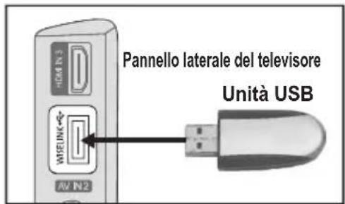 SAMSUNG LE46B550A5WXZG - Utilizzato della funzione WISELINK - 1