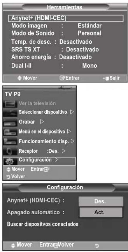 SAMSUNG LE46B550A5WXZG - Uso de la referencia Anynet+ - 1